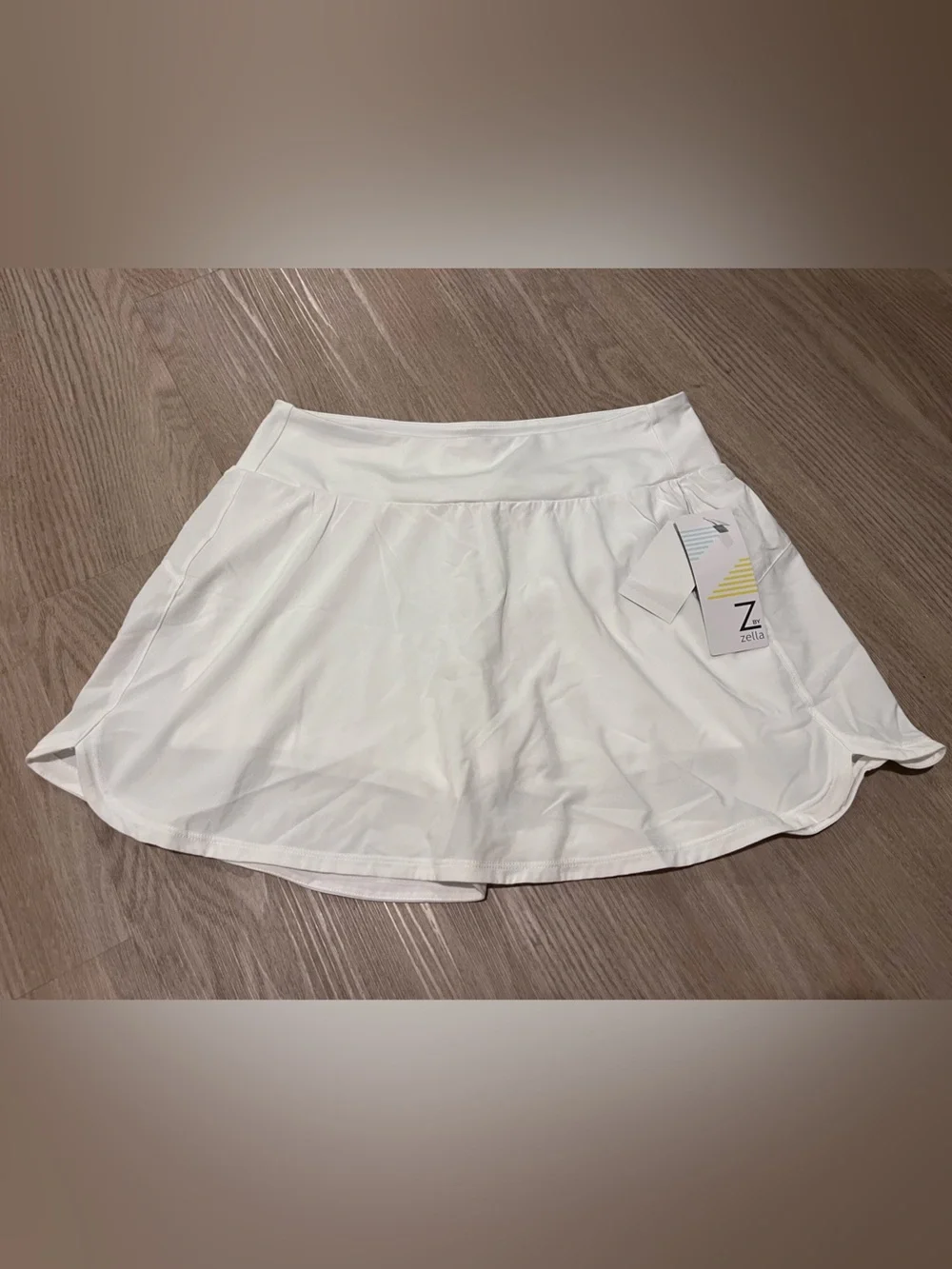 White Athletic Skirt